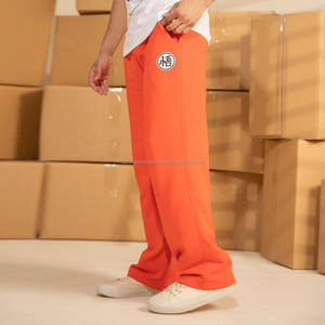 กางเกงวิ่งเอวกลางวินเทจของผู้ชาย2025กางเกงขาบานสตรีทแวร์ผ้าเกล็ดปลาขาบาน - Product Image 2