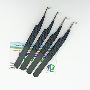 แหนบต่อขนตาแบบปลายงอ90องศาทำจากเส้นใยสแตนเลสอย่างยั่งยืนเพื่อความสวยงามสำหรับการทำฟอง - Product Image 6