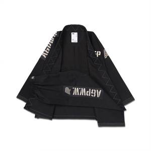 ชุดยิวยิตสูมืออาชีพคุณภาพสูง ผ้าฝ้าย 100% Shoyorol BjjGl RVCAV2 รุ่นใหม่ # ชุดคาราเต้สีดำ 60 ฟิเตอร์ บราซิลเลียน ยิวยิตสู คิโมโน - Product Image 1