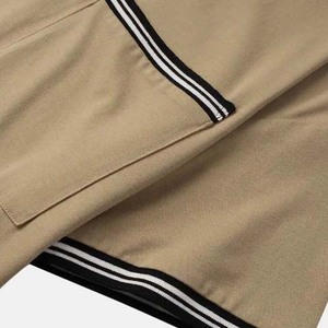 Camisetas de verano de manga corta para hombre, cuello redondo, color sólido, diseño de logotipo personalizado con bolsillo a rayas de algodón, camisetas de verano de gran tamaño para hombre 2025 - Product Image 6