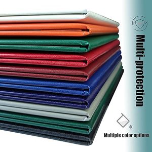 Carpeta de Presentación de PU con Logotipo Grabado en Relieve en Colores Verde, Azul, Negro y Marrón - Product Image 6