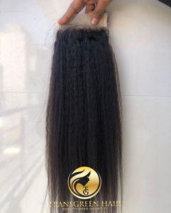 วิกต่อผมมนุษย์แท้18 "แบบตรงปลายลูกไม้โปร่งใส4x4 HD เรียงตามแนวหนังกำพร้า100% - Product Image 3