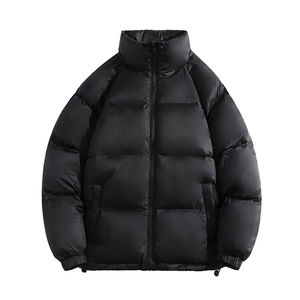 Winter Custom Logo Stylish Big Long <b>Puffer</b> Mens <b>Jacket</b> - Product Image 2