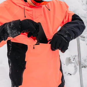 Chaqueta de esquí personalizada para hombre Proveedor OEM Tela impermeable Aislamiento cálido Cremallera a prueba de viento Impresión de logotipo Marca de etiqueta privada - Product Image 2