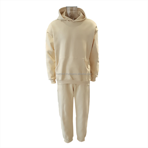 High Street Best Design Logotipo personalizado Chándales holgados de alta calidad Chándales transpirables de lana tecnológica para hombres - Product Image 1