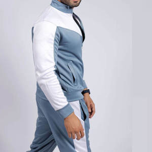 Conjunto Deportivo para Hombre de Secado Rápido, Dos Piezas de Poliéster para Gimnasio, Entrenamiento, Correr, Chaqueta y Pantalones, Venta al por Mayor, OEM/ODM Disponible - Product Image 4