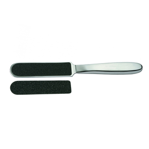 Lime à ongles à manche en acier de la meilleure qualité Lime à ongles allemande en acier inoxydable Lime à ongles double face pour ongles avec emballage personnalisé - Product Image 6