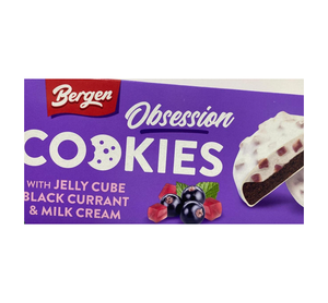 Vente en gros Bergen Cookies Jelly Cube Cassis Noir et Crème Lactée 128g 18 unités Contient des allergènes Gluten de blé Lait Soja - Product Image 6