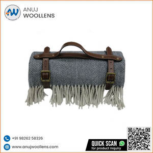 Prix le plus bas pleine grandeur nouveau design couverture à chevrons couleur charbon de bois doux - Product Image 2