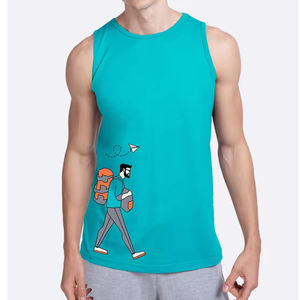 Haute qualité sur mesure hommes séchage rapide respirant Anti-boulochage Gym entraînement débardeur tricoté Style décontracté Logo personnalisé pour - Product Image 3