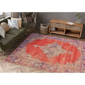 Tapis imprimé rouge et violet, motif médaillon bohème turc pour mariage, cuisine, salon, tapis doux non tissé - Product Image 3