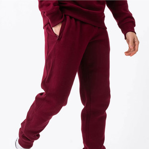 Top Selling Durable Material High Quality Winter Casual Solid 100% Cotton Men <b>Sweat</b> Suits <b>Sets</b> Quick Dry Lightweight Breathable - Product Image 4