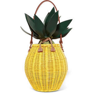 New Trending Style Rectangle Rattan Straw Tote <b>Handbag</b> Fashionable Summer Beach Bag Trendy <b>Storage</b> Bin HNH Craft Vietnam's 2025 - Product Image 5