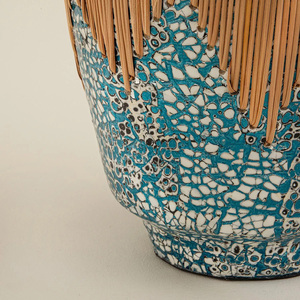 Pot de fleur de luxe incrusté de coquilles d'oeuf artisanal unique et élégant pour la décoration de la maison ou du jardin en gros du Vietnam - Product Image 2