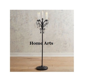 Candelabro de 3 Brazos de Primera Calidad, Diseño Más Reciente, Color Negro, Candelabro de Hierro a Precio Competitivo - Product Image 3