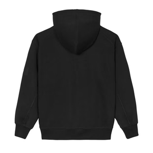 <b>Lightweight</b> Cotton <b>Hoodie</b> With Zip Long Sleeves OEM Oversized <b>Hoodie</b> Drop Shoulder Design Plain Casual <b>Hoodie</b> For <b>Men</b> Pockets - Product Image 2