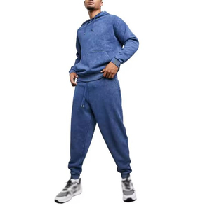 Chándal Deportivo para Hombre con Diseño Personalizado al por Mayor OEM/ODM, 100% Algodón, con Capucha, Informal, para Exteriores, con Patrón Sólido, para Uso en Invierno - Product Image 1