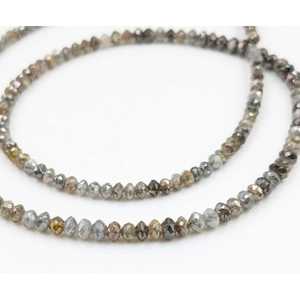 Perles de diamant facettées multicolores 100% naturelles, diamants en vrac pour bijoux, 3 à 4,5 mm - Product Image 3