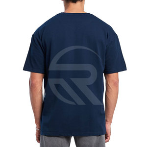 ROMAAN INDUSTRIES T-shirt d'été personnalisé avec logo imprimé pour homme, 100 % coton, coupe ample et respirante, écologique - Product Image 4