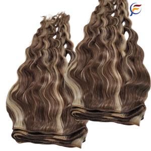 สำหรับต่อผมหรูหรา 100% ผมแท้ของมนุษย์ชาวอินโดนีเซีย เกรด Remy Virgin แบบ BodyWave คุณภาพสูงพิเศษ ไม่ผ่านการดัดแปลงด้วยสารเคมี - Product Image 3