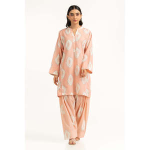 Conjunto Coordinado de Hilo Lurex Estampado IUSTTS-1324 Estilo Casual para Primavera/Verano - Product Image 2