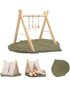 ÉCOLOGIQUE VIETNAM BÉBÉ GYM EN BOIS JOUETS AMUSANTS ET SÛRS PREMIUM - Product Image 5