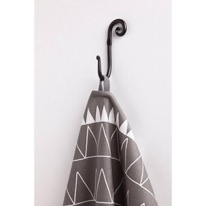 Handmade decorative iron wall hooks for bedroom closet or bathroom <b>towel</b> hanging in rustic antique style - Product Image 5