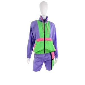 Conjuntos de Dos Piezas Ligeros de Spandex/Poliéster para Mujer, OEM ODM, Personalizados, Estilo Urbano, Chaqueta Corta Cortavientos, Ropa Deportiva 2026 - Product Image 4