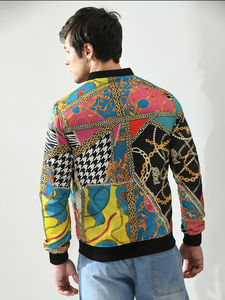 Nouvelle veste bomber élégante pour hommes, veste bomber respirante personnalisée pour hommes, veste bomber pour hommes en sublimation - Product Image 3