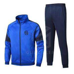 ชุดวอร์มสีพื้นสำหรับผู้ชายชุดวอร์มสีล้วนสำหรับผู้ชายชุดวอร์มกลางแจ้งแบบไม่มีลายออกแบบได้ตามที่ต้องการ - Product Image 1