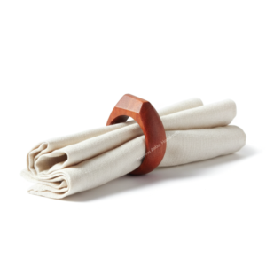 Anneaux de serviette ronds en bois uniques pour la décoration de table à manger à domicile, accessoires faits à la main en bois de manguier, fournisseur en gros - Product Image 6