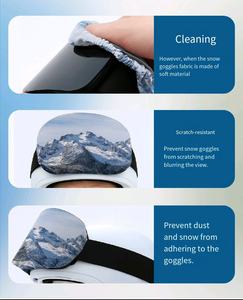 100% Protection UV transfrontalière adulte lunettes de <span class=keywords><strong>Ski</strong></span> femmes jeunesse lunettes/Snowboard imprimé Animal mallette de rangement masque de cyclisme - Product Image 5