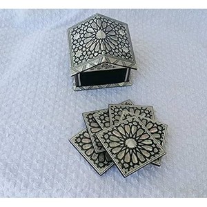 Plateaux de service en nacre de qualité supérieure de haute qualité avec caboteur Set Hotels & Restaurant At Star Crafts India - Product Image 4