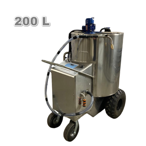 Alimentador de terneros Milk Taxi de alta eficiencia, dispositivo móvil de 200L para alimentar terneros de 1 semana a 4 meses, ideal para granjas. - Product Image 1