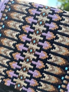 ผ้าห่มอานม้าหนาแบบตะวันตกขนสัตว์ผ้าทอโพลีคอตตอนอุปกรณ์เสริมสำหรับนักขี่ม้าทางเดินในฟาร์ม - Product Image 3