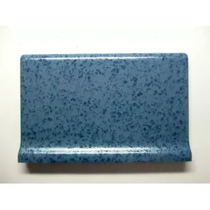 Mannington US 6 \ "carrelage mural en céramique marbré Crst bleu marine Bullnose Cove Base 1 accessoires de tuile - Product Image 1