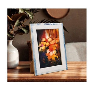 กรอบรูปโมเสคฝังเรซินทำด้วยมือกรอบรูปภาพโมเสคสำหรับตกแต่งโต๊ะในบ้านและของขวัญวันเกิด - Product Image 6