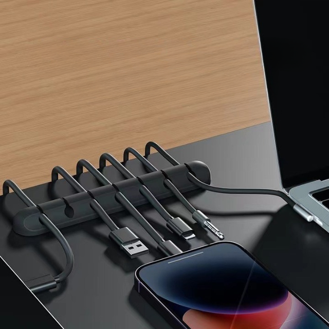 Trending Cable Management Raceway Under Desk Cord Organizer Wire Cover Channel Flexible PVC Cuttable