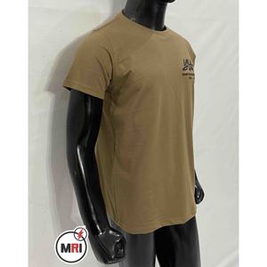 Vente en gros de t-shirts de haute qualité respirants en coton biologique 100% avec impression de silicone demi-manches avec logo personnalisé pour hommes - Product Image 5