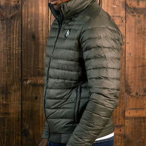 High Quality Breathable Eco-Friendly Quick Dry Winter Men's <b>Slim</b> <b>Fit</b> Stand Collar Puffer <b>Jacket</b> High Street Style Best Selling - Product Image 6