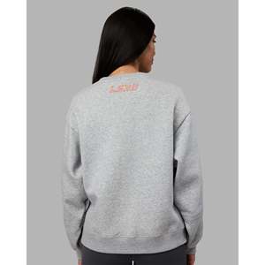 Suéter Cárdigan de Punto Floral Coreano - Gris Jaspeado, Fino, Transpirable, Estilo Invernal - Product Image 4
