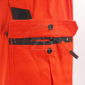 Combinaison en coton haute protection FR imperméable grande taille, confort d'utilisation prolongé, fabriquée au Pakistan, haute visibilité, durable et respirante - Product Image 6