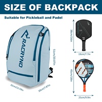 Sac de raquette de padel personnalisable pour femme, avec logo personnalisé, sacs de sport pour padel, pickleball, padel