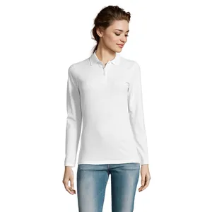 Camiseta Polo Promocional Personalizada Perfect LSL para Mujer, 180 Unidades, para Merchandising - Product Image 2