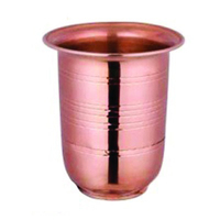 Vente chaude tasse à Cocktail nouvelle tasse en cuivre de qualité supérieure personnalisée verre à vin de conception tendance à la mode avec poignée