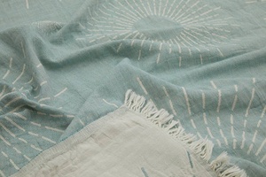 Toalla de Playa Turca 90x180 cm al por Mayor - Estampado Sunburst 100% Algodón Turco, Proveedor OEM para Hoteles, Piscinas y Spas - Product Image 4