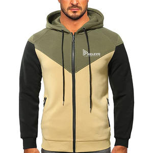 Sweat à capuche décontracté pour homme, coupe ajustée, OEM, faible MOQ, meilleure qualité, prix de gros, fabriqué au Pakistan, sweat à capuche zippé dans toutes les couleurs - Product Image 1