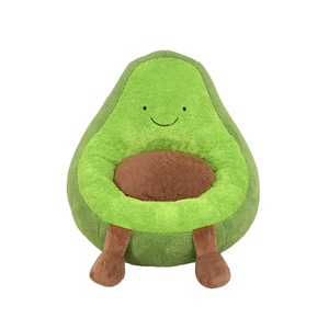 Canapé en mousse pour enfants en forme d'avocat mignon, siège rembourré doux pour tout-petits pour salle de jeux intérieure - Product Image 3