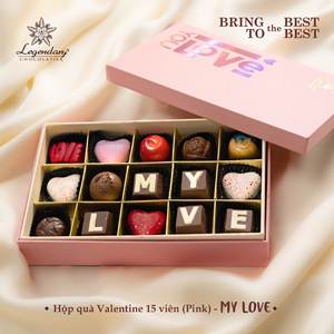 Caja de Regalo de Chocolate con Trufas Frescas y Sólidas Personalizadas con Mermelada de Frutas y Nueces (6-9-12-24 Piezas) para la Celebración del Día de San Valentín - Product Image 4