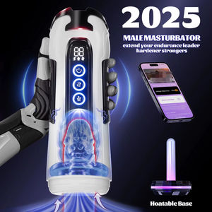 Masturbateur masculin à commande par application, avec fonctions de succion, de poussée et de vibration, pompe à pénis, stimulateur de pénis, vagin de poche, stimulateur de stimulation orale, jouets sexuels pour adultes - Product Image 3